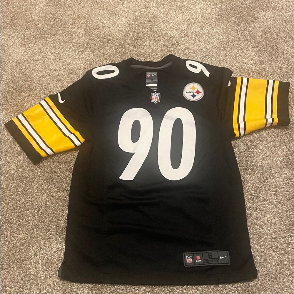 Nike Black and Yellow Sports Jersey
